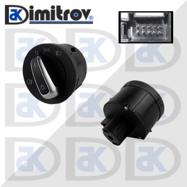 Ключ главни светлини VW Amarok Beetle Caddy III Caddy IV Golf Plus Golf VI Jetta IV Multivan V Passat Scirocco Sharan Tiguan Touran Transporter V Transporter VI